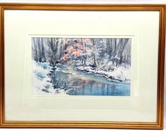 "Iced Fall" by Eleanor Cox (Richmond artist)