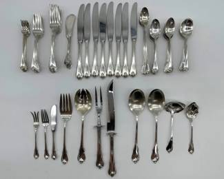 Sterling flatware “Grand Colonial”, service for 8
