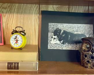 VINTAGE BOOKS, MICKEY MOUSE ALARM CLOCK, COMPLETE SHERLOCK HOLMES SERIES