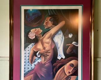 TED YOUNG “THE DANCERS” LTD EDITION SIGNED & NUMBERED 689/875