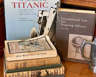 “THE LAST DAYS OF THE TITANIC” BY E.E. O’DONNELL, “INTERNATIONAL LAW FOR SEAGOING OFFICER” THIRD EDITION