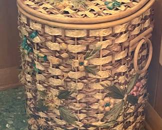 MCM WEAVED HAMPER