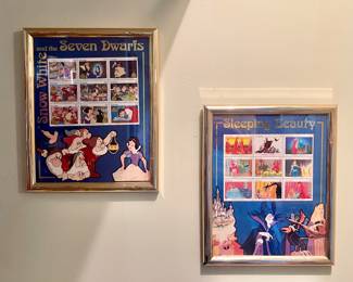 SLEEPING BEAUTY & SNOW WHITE & THE SEVEN DWARFS DISNEY POSTAGE STAMP COLLECTION