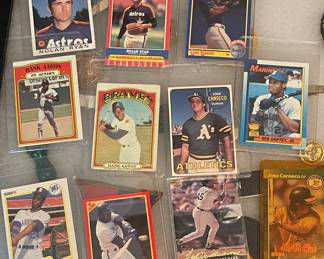 VINTAGE BASEBALL CARDS-NOLAN RYAN, JOSE CANSECO, HANK AARON, KEN GRIFFEY JR, BO JACKSON