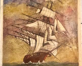 CLIPPER SHIP PAINTING