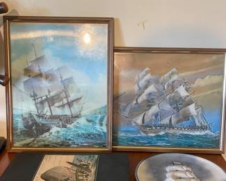LENTICULAR 3-D SHIP PICTURES