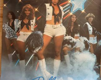 VINTAGE DALLAS COWBOYS CHEERLEADERS POSTER