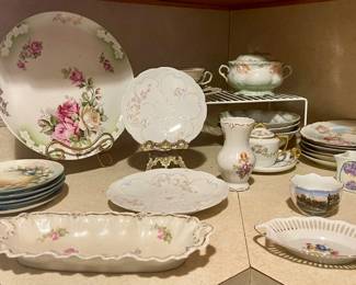 VINTAGE PLATES & SERVING DISHES