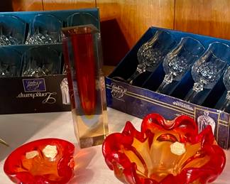 MCM ARTGLASS, CRYSTAL STEMWARE