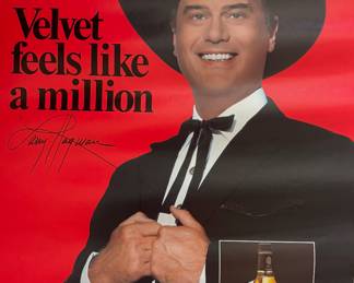 VINTAGE JR EWING “BLACK VELVET” POSTER