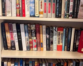 BOOKS! THE LOST CITY OF Z BY DAVID GRANN, PACIFIC & ATLANTIC BY SIMON WINCHESTER JUST TO NAME A FEW