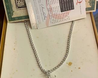 TITANIC HEART OF THE OCEAN NECKLACE