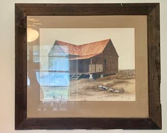 FRAMED BARN ART