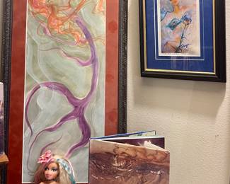 ABSTRACT MERMAID ART