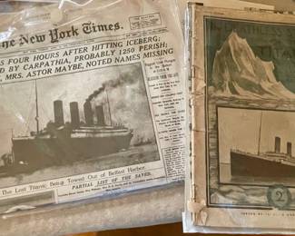 NY TIMES TITANIC STORY, THE DEATHLESS STORY OF THE TITANIC THIRD EDITION