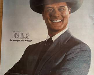 VINTAGE JR EWING POSTER