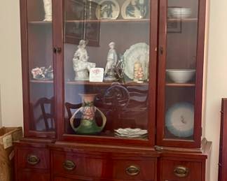 MAHOGANY CHINA CABINET