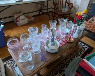 glasses, vases, bowls