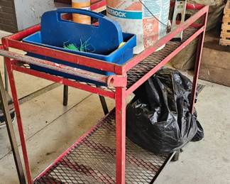 Steel work cart