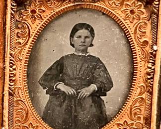 Ambrotype Portrait in Ornate Frame