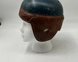 vintage leather football helmet