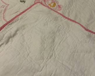 Vintage Cross-Stitch Quilt