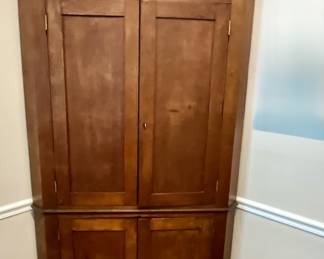 Antique Corner Cupboard