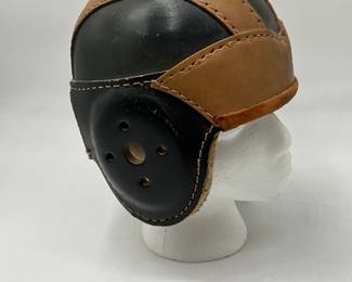 vintage leather football helmet