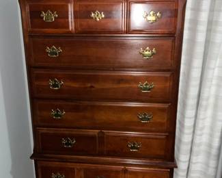 Chippendale Style Highboy Dresser