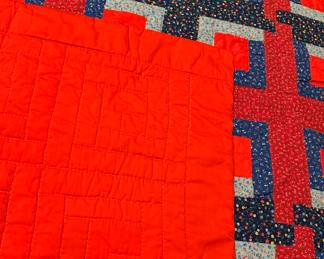 Colorful Vintage Crosses Quilt