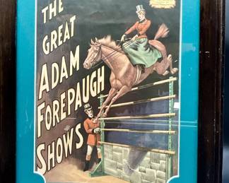 The Great Adam Forepaugh Shows Poster