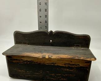 Antique Wall Mount Spice Box
