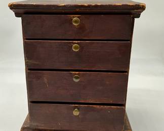 Small Antique Apothecary Chest of Drawers