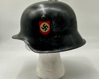 WWII German M35 Helmet Side view 1