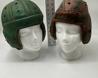 vintage leather football helmet