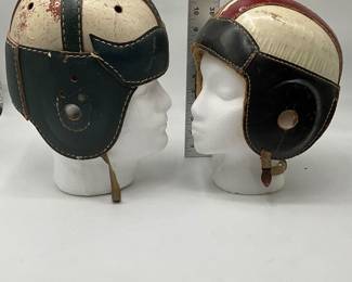 vintage leather football helmet