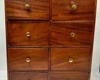 8 drawer spice chest