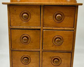 Antique Spice Apothecary Herb Chest