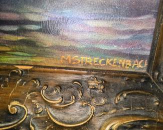 Signed oil on canvas