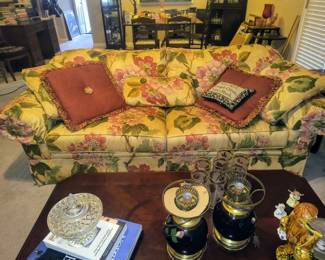 Floral couch