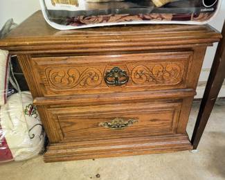 Oak nightstand