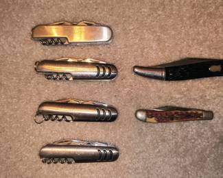 Advertising pieces and fish knife