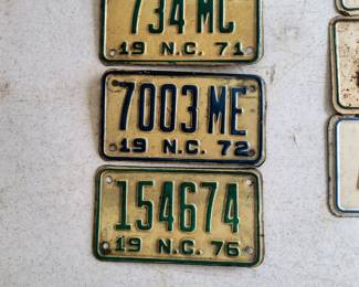 Motorcycle tags