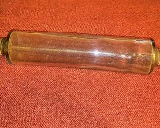 Very early glass rolling pin