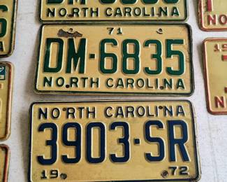 NC license plates