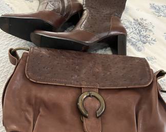 Boots and Matching Handbag