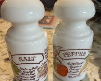 1980s Avon Salt and Pepper Shakers