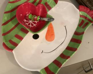 Snowman Plate