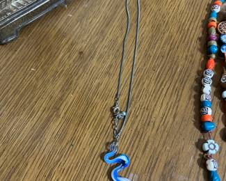 Costume Jewelry Snake Necklace