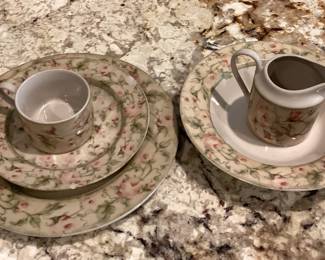 Sugar Cream and small saucers